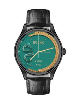 Hommtel GT5 Ultrathin Smartwatch with 1.53-inch AMOLED Display, NFC, AI Voice Assistant, Multi-Sport Modes, Formal Strap Edition Black | Extra Chain and Silicon Straps Free  - Image 2