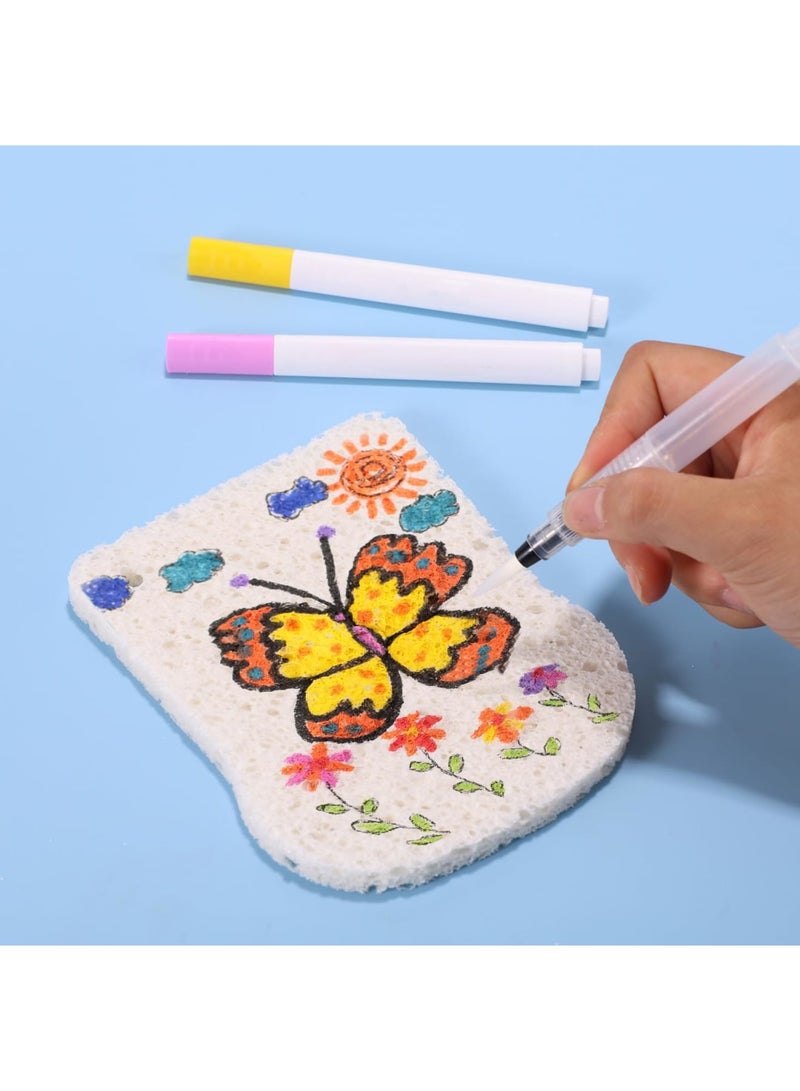 SYOSI 10 Sheets Magic Foam Texture Paper, Toast-Shaped DIY Puffy Paint Craft Textured Paper for Kids, 3D Painting & Creative Projects, Easy to Use for Art, Crafts, and Handmade Gifts - Image 5