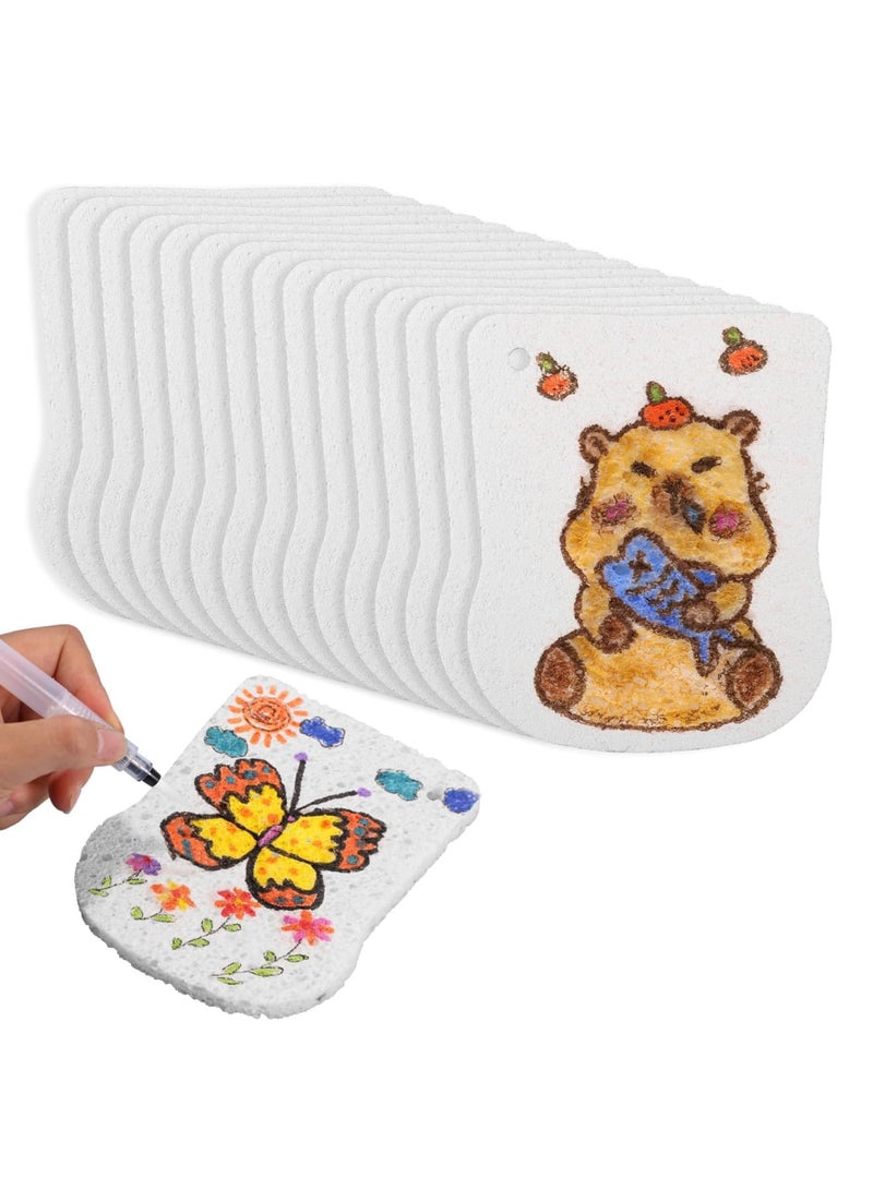 SYOSI 10 Sheets Magic Foam Texture Paper, Toast-Shaped DIY Puffy Paint Craft Textured Paper for Kids, 3D Painting & Creative Projects, Easy to Use for Art, Crafts, and Handmade Gifts - Image 1