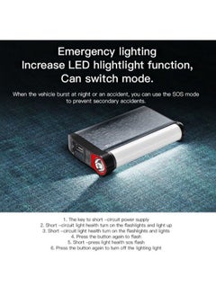 Yesido Yesido-Jump Starter-10000mAh Power Bank Car Jump Starter Portable Car Booster  - Image 1