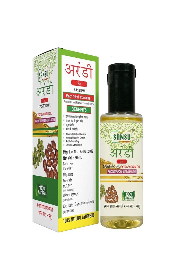 Sansu Arandi Oil | 100% Pure & Natural | Ayurvedic | 50ml (Pack of 6). - Image 5