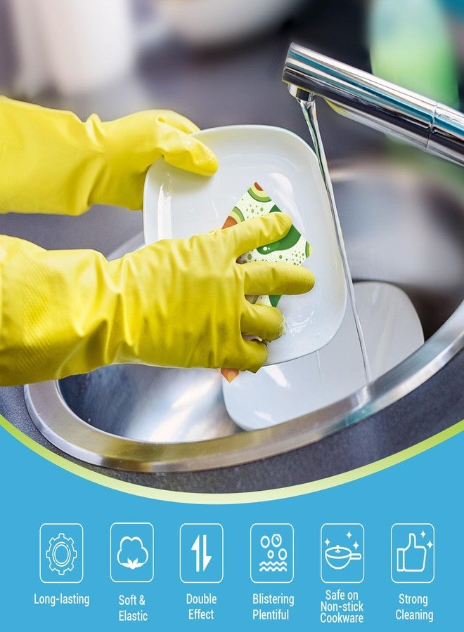 AIDEA Sponges Kitchen, Non-Scratch Scrub Sponge-24Count, Sponges for Non-Stick Cookware, Cellulose Sponge for Dishes, Cleans Fast Without Scratching, Cleaning Power for Kitchen, Bathroom, Household - Image 2