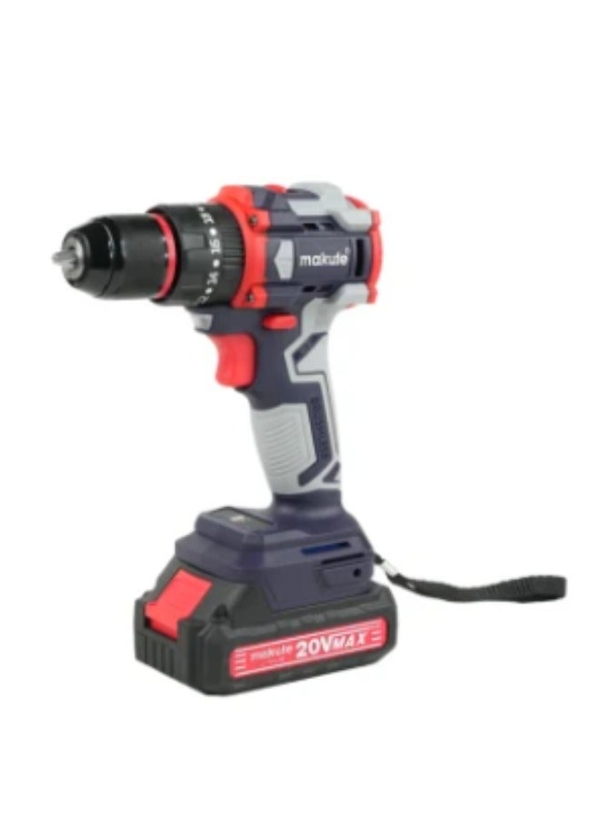 makute 13 mm Cordless Brushless Hammer Drill with  3 Function for Drilling into Various Materials Including Wood, Metal, and Plastic (CID-121-10-2B) - Image 2