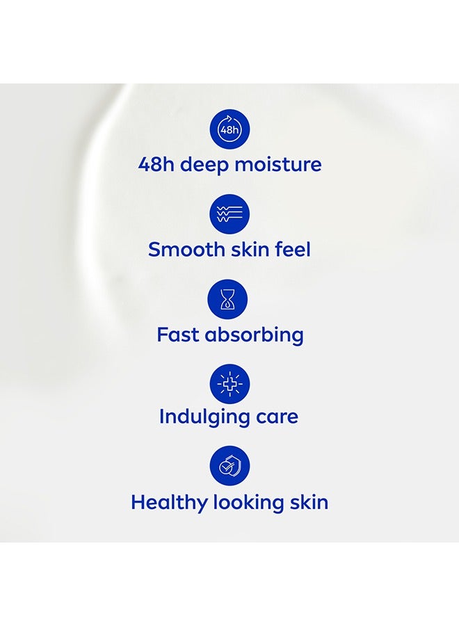 Nivea Shea Smooth Body Lotion For Dry Skin 625ml - Image 4