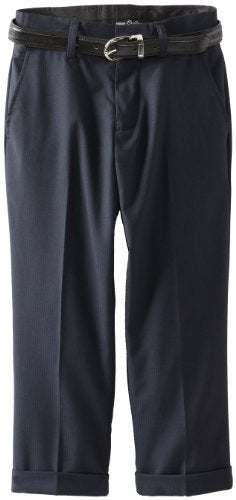 American Exchange Little Boys' Little Belted Dress Pants, Navy, 1 - Image 3