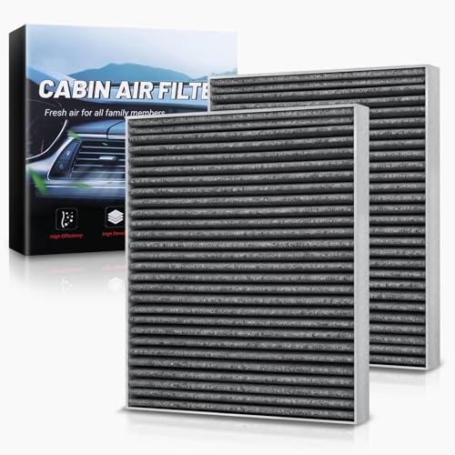 Auto Dynasty Cabin Air Filter Compatible with 2010-2023 Buick Encore Cadillac SRX Chevy Captiva Cavalier Saab 9-4X/9-5, Pack of 2 OEM Direct Replacement for 332766591 13356914 24191 F4191 FI1269C - Image 1