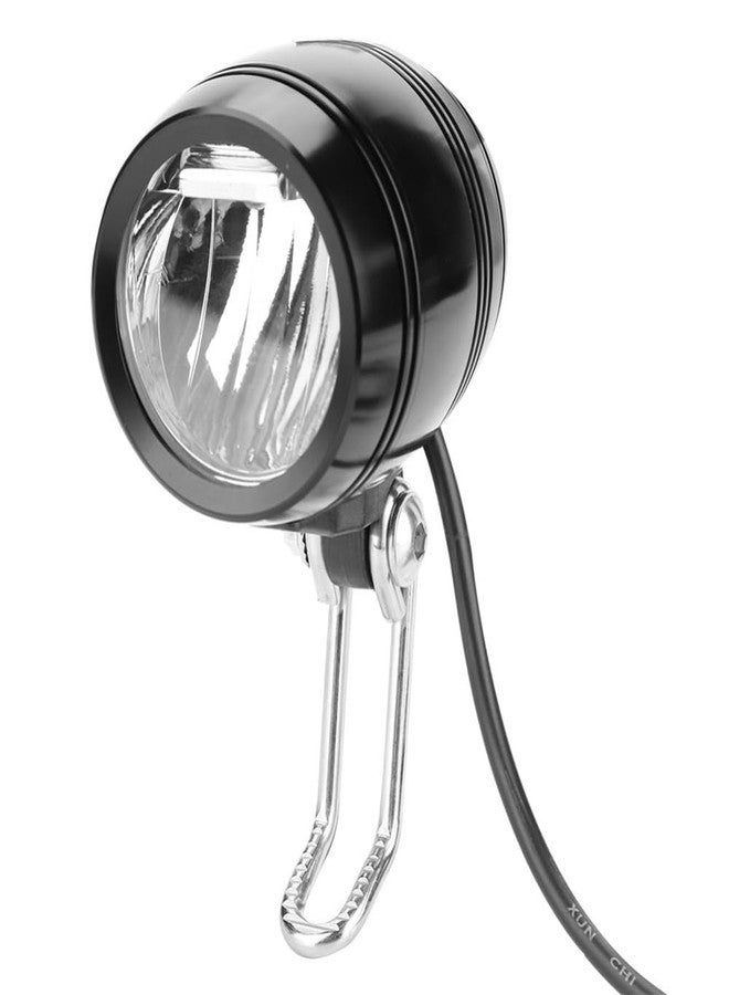 Chiffonade Headlight with Horn - 2-in-1 E-Bike Front Light & Safety Horn for 24V-48V Bicycles, Compact Handlebar Mount, 5W 100LM Brightness, 1.5m Cable(Black) - Image 2