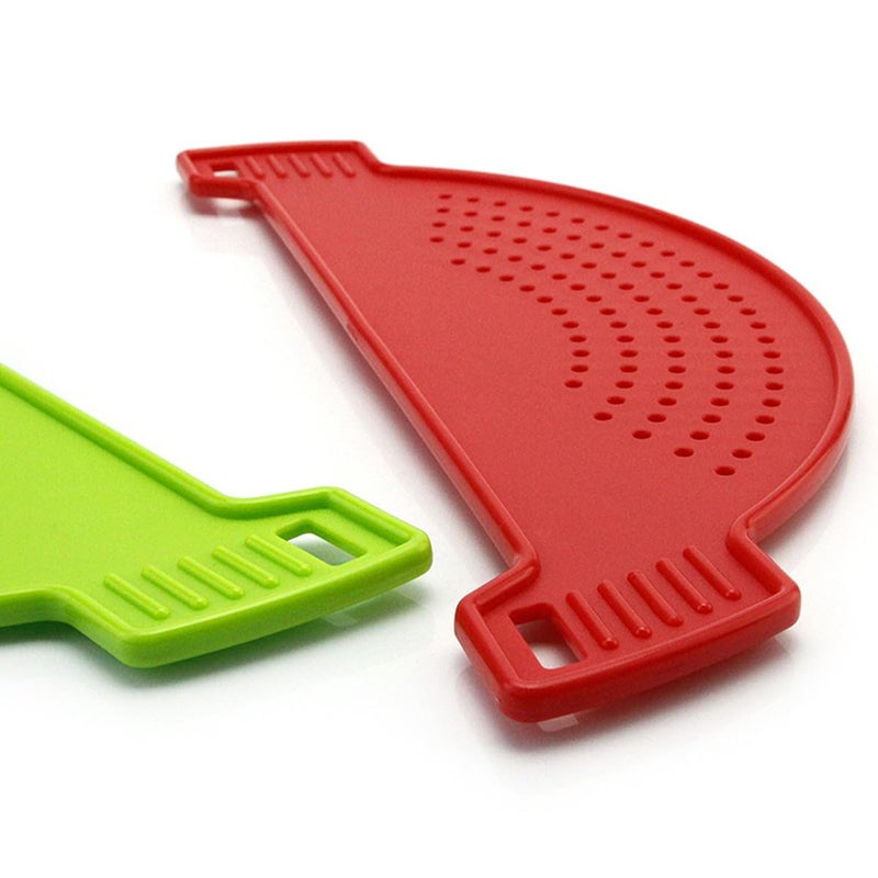3Pcs Kitchen Pot Strainer Set for Pasta Washing and Draining Random Color - Image 4