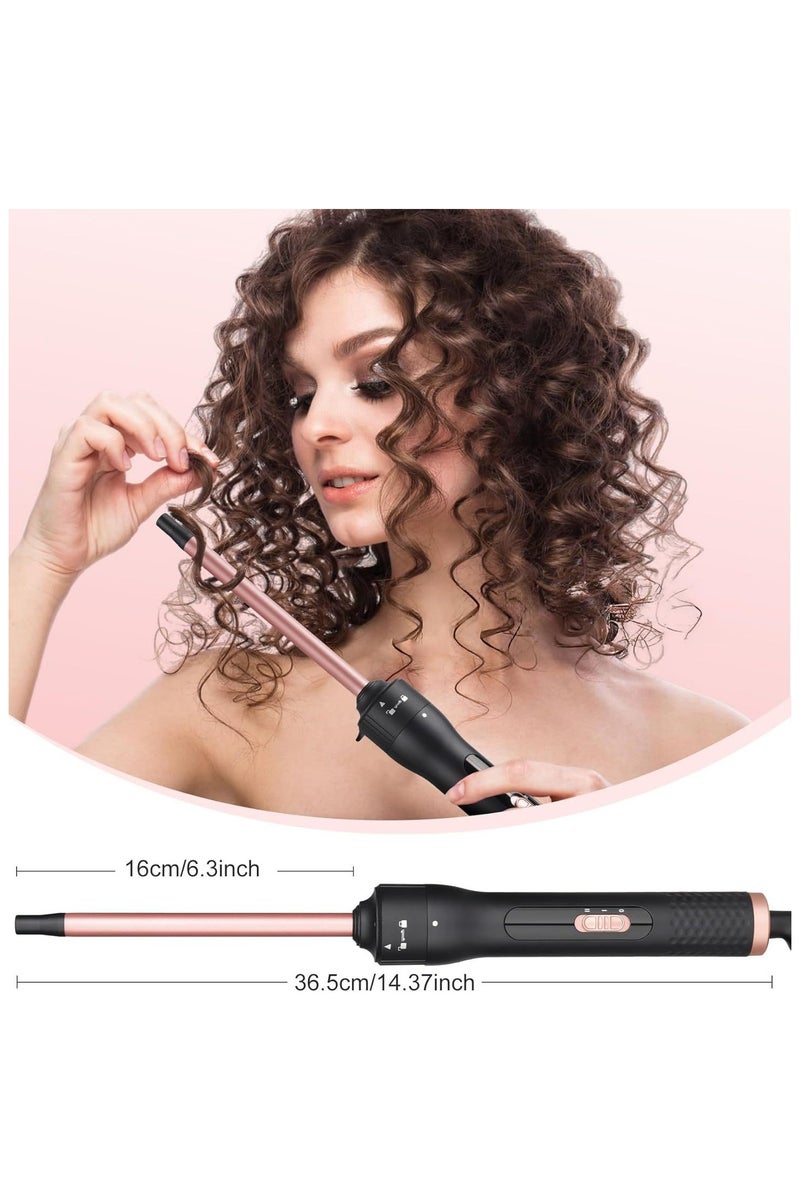 PANDA JOJO Professional 13mm Curling Iron, Tiny Curling Wand for Short & Long Hair, Small Ceramic Barrel Curling Iron Wand with 2 Temperature, Include Heat Protective Glove - Image 5