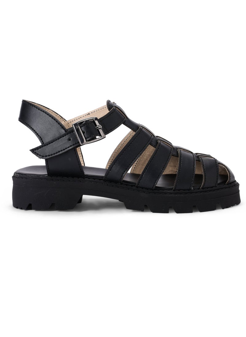 Pavo - Black Sandals - Image 1