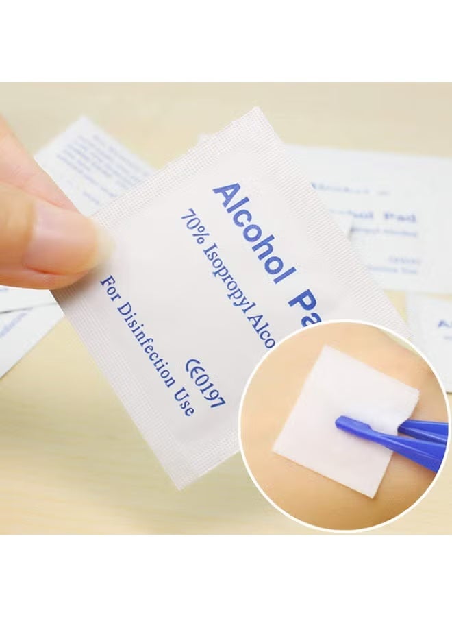 NOVAMED Alcohol Swabs 100s Box – Sterile 70% Isopropyl Alcohol Pads for Medical & First Aid Use - Image 2