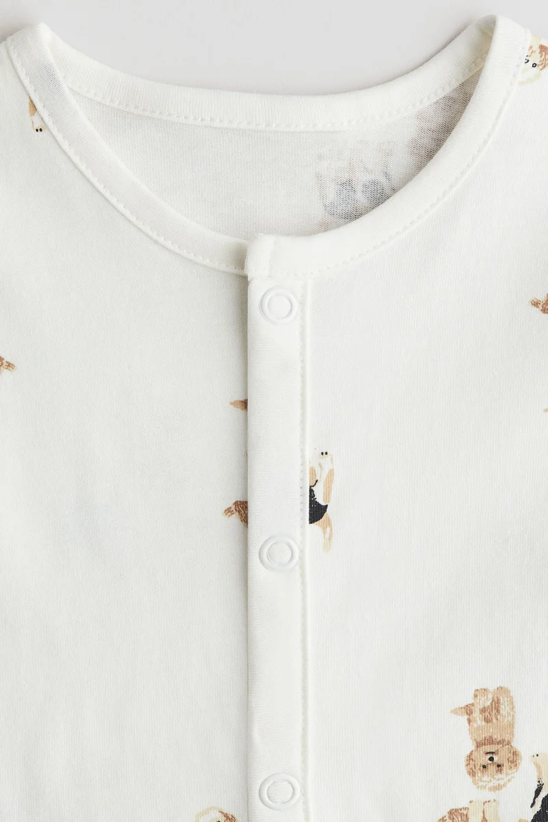 H&M Patterned sleepsuit