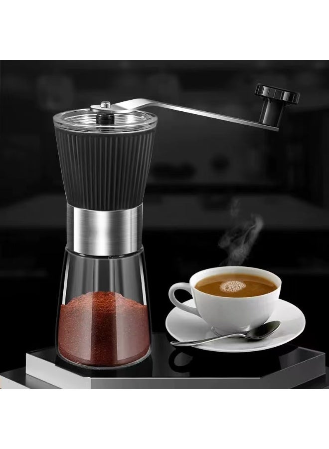 304 Stainless Steel Manual Coffee Grinder Large Capacity Home Portable Multi-Functional Coffee Bean Grinder - Image 1