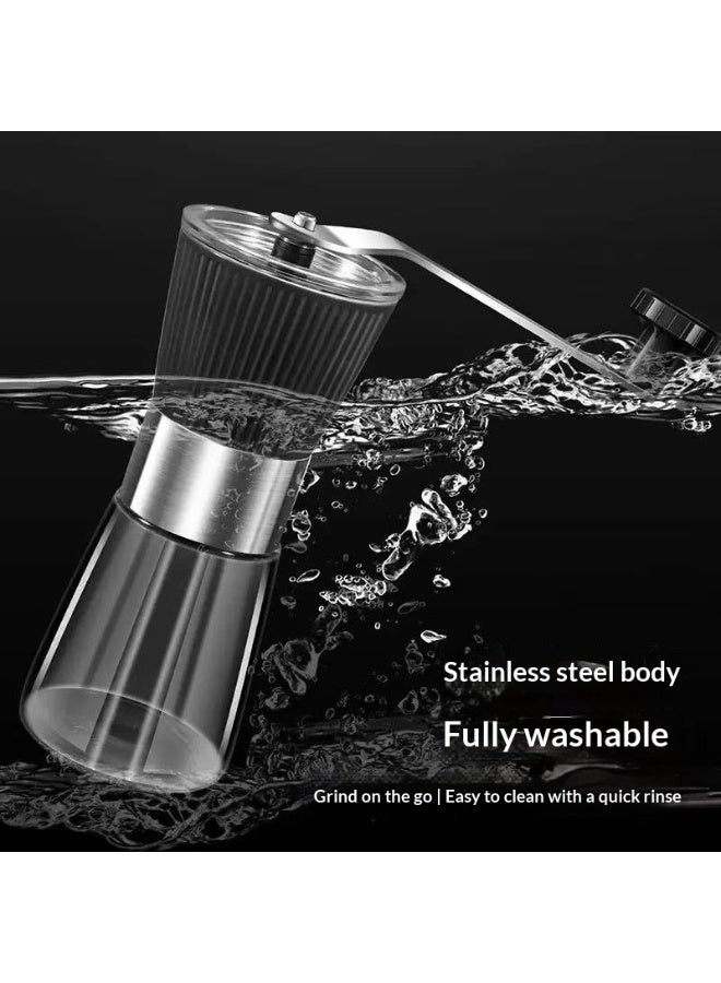 304 Stainless Steel Manual Coffee Grinder Large Capacity Home Portable Multi-Functional Coffee Bean Grinder - Image 2
