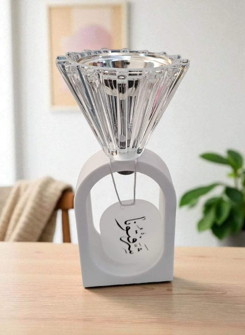 general brand Elegant And Luxurious Incense Burner Holder  White Color  Modern Design - Image 2