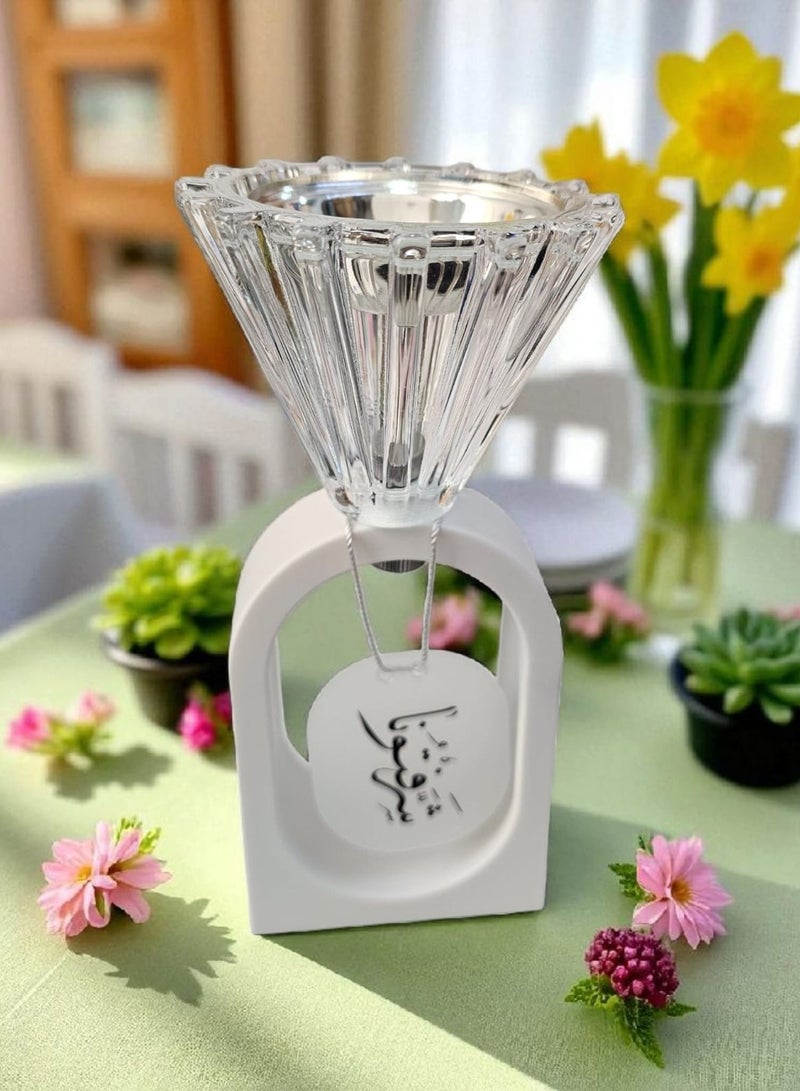 general brand Elegant And Luxurious Incense Burner Holder  White Color  Modern Design - Image 3