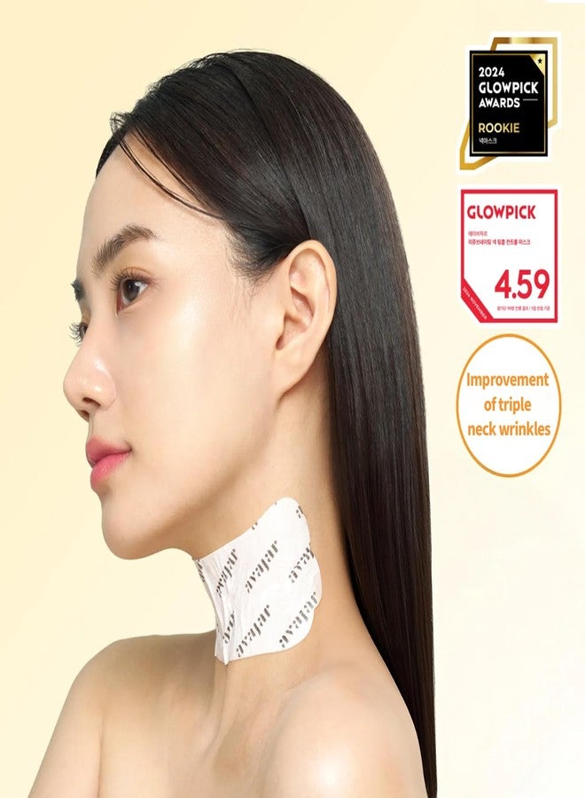 Avajar Collagen Neck Mask, PDRN Neck Firming, Tightening & Lift Mask Neck Wrinkle Patches with Niacinamide, Ceramide & Hyaluronic Acid, 5-Pack - Image 2