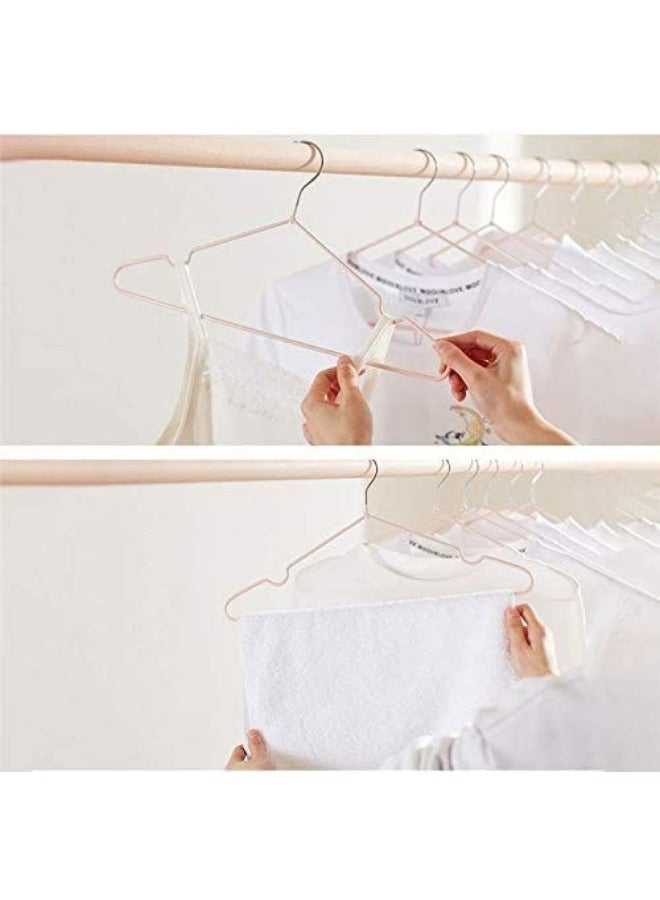 5-piece metal clothes hanger with silicone coating - Image 5