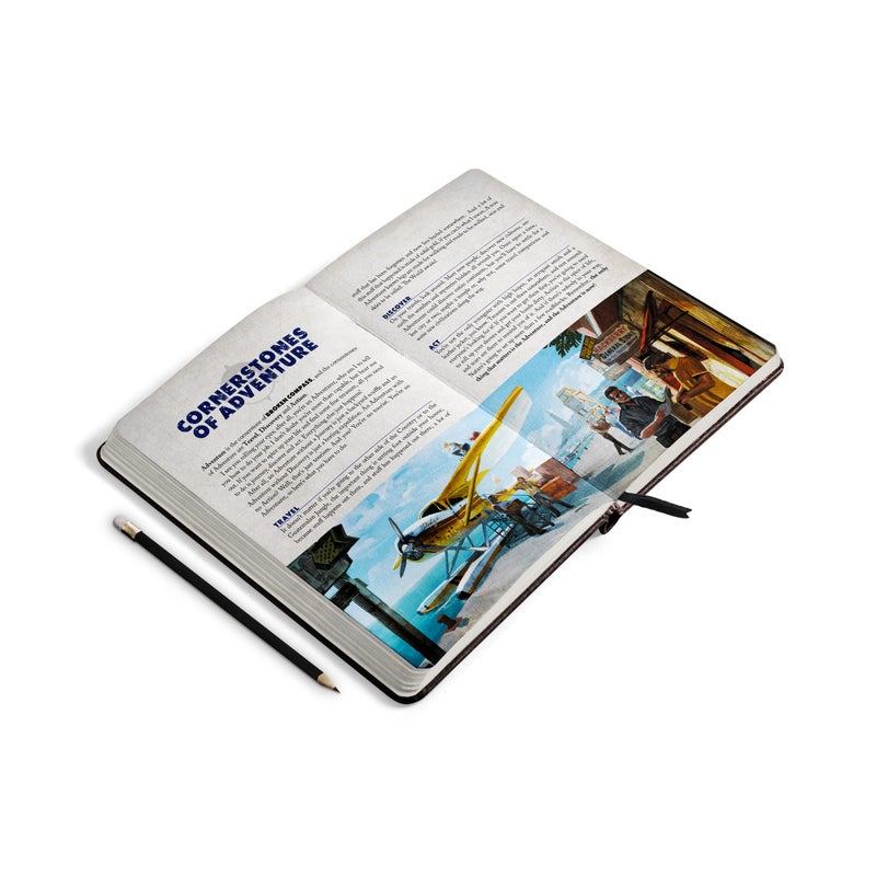 CMON Broken Compass Adventure Journal Core Book - Roleplaying Game Inspired by Adventure Movies, Fun RPG for Kids and Adults, Ages 14+, 2-5 Players, 120+ Minute Playtime, Made - Image 2