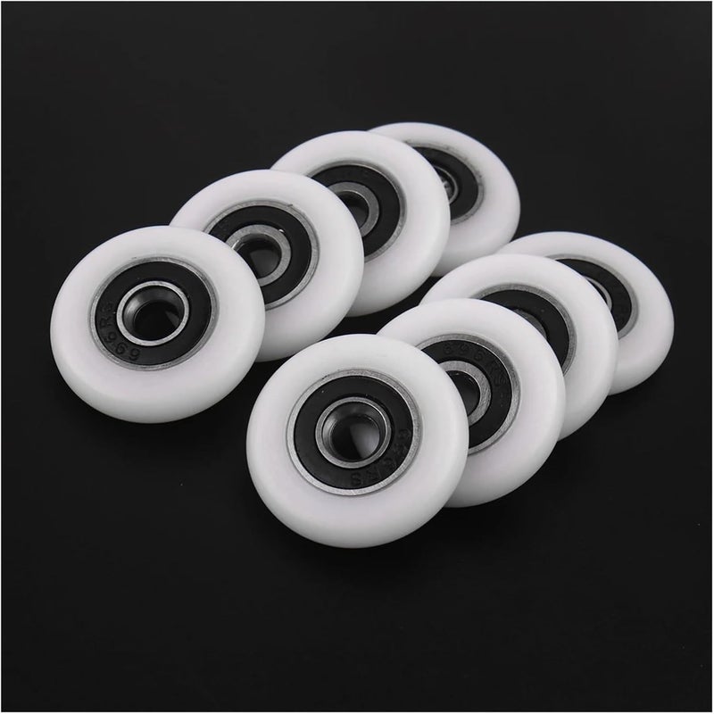 Shower Door Rollers Shower Doors 16Pcs/set Bath shower cabinet roller wheel room accessories bearing 19/23/25/27mm(Diameter 25mm) - Image 5