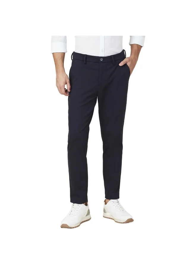 بيينغ هيومان Mens Dark Navy Cropped Fit Chinos