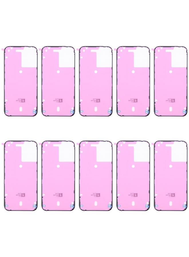Zaboon For iPhone 16 10pcs Back Housing Cover Adhesive