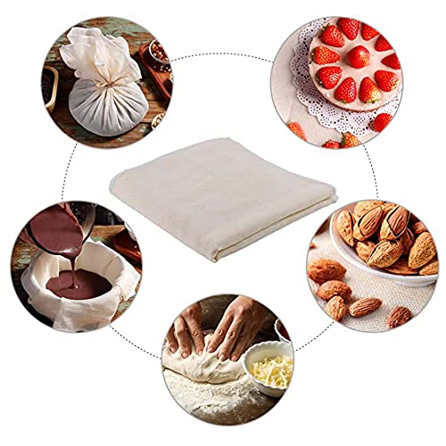 Hian 100% Muslin Cotton Cheese Cloth For Expert Cheese And Paneer Crafting - Finest Straining And Draining Fabric (5 Meter), 4.87 x 0.95 Meters, Off-White - Image 4