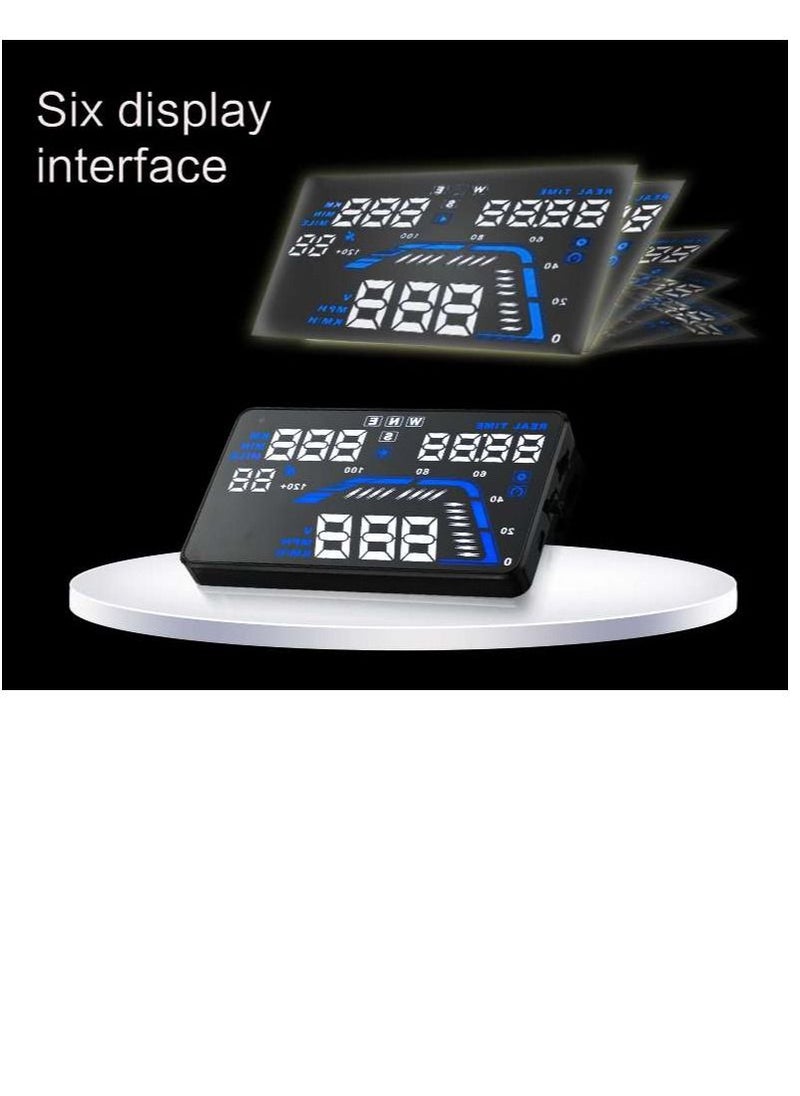 GULFLINK GULFLINK Head Up Display(HUD) Vehicle Speed Meter Q7  - Image 2