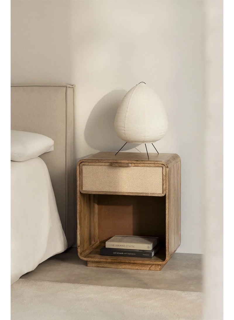 أرتيسانيا - المنزل والمعيشة طاولة سرير مستطيلة من أبرامز (50 × 35 سم) - Image 1