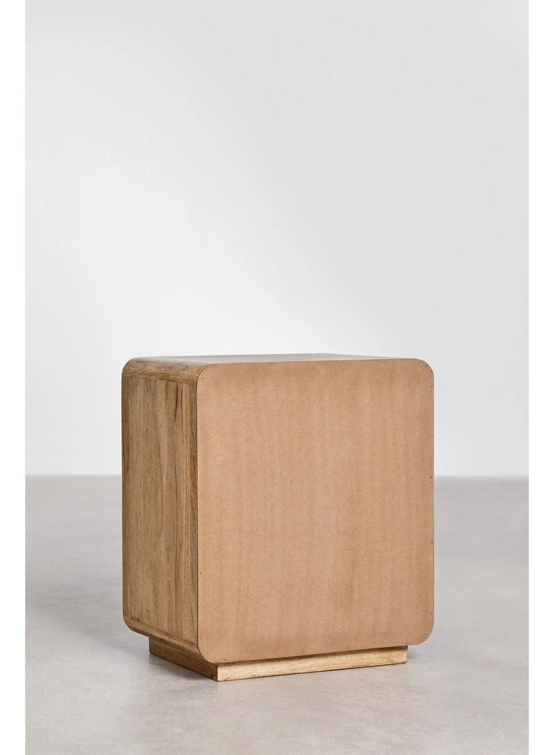 أرتيسانيا - المنزل والمعيشة طاولة سرير مستطيلة من أبرامز (50 × 35 سم) - Image 5