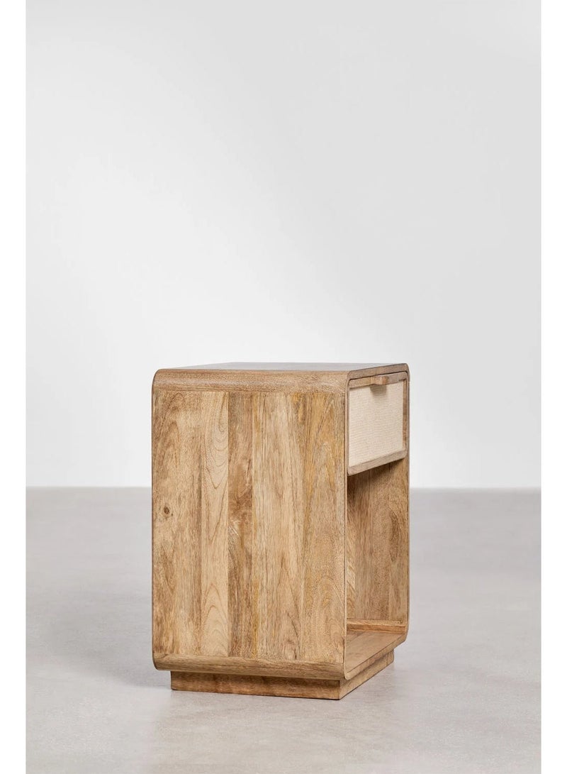 أرتيسانيا - المنزل والمعيشة طاولة سرير مستطيلة من أبرامز (50 × 35 سم) - Image 4