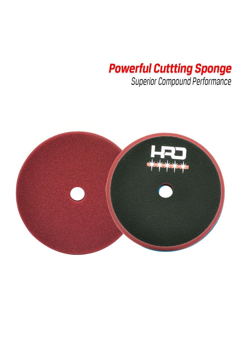 MUNTAQI Polishing Pad Soft Cut 6 Light Cut Polishing Foam Pad Finishing Waxing Foam Pad HRD - Image 2