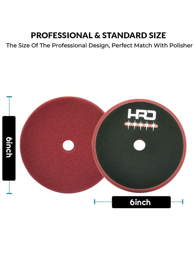 MUNTAQI Polishing Pad Soft Cut 6 Light Cut Polishing Foam Pad Finishing Waxing Foam Pad HRD - Image 4