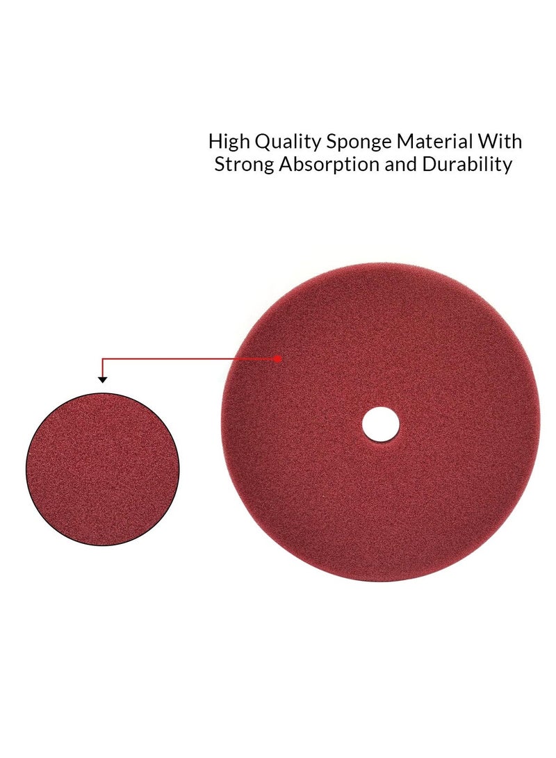 MUNTAQI Polishing Pad Soft Cut 6 Light Cut Polishing Foam Pad Finishing Waxing Foam Pad HRD - Image 3