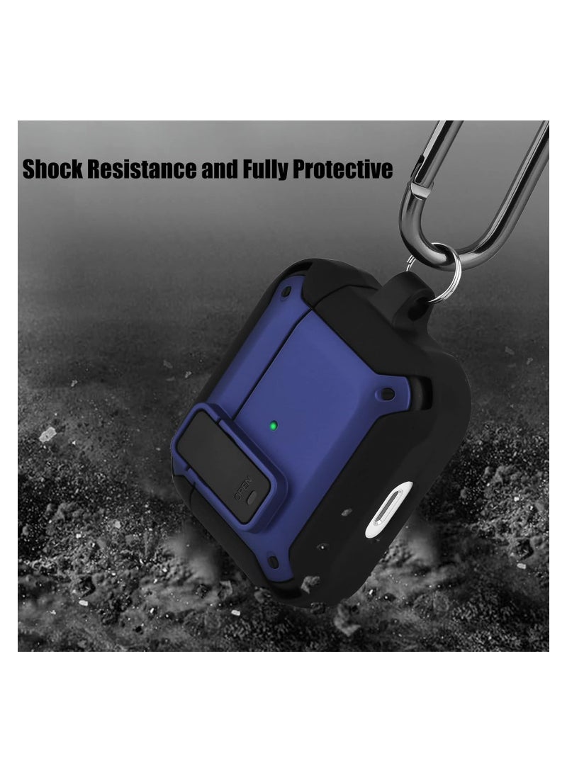 ELTRAZONE Airpods 3 Case with Lock and Keychain,Full-Body Rugged Military Grade Protective Cover for ipod 3rd Gen(2021),Shock Absorption Corner Design,Durable Armor Case - Image 4
