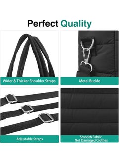KUBYA KUBYA Diaper Bag Tote, Baby Diaper Tote Bags Crossbody Hospital Bag Travel Large Mommy Bag, with Silicone Pacifier Case  - Image 4