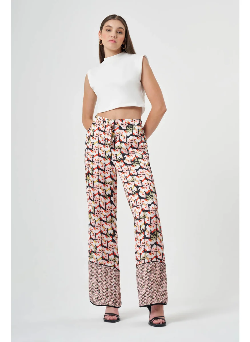 MIZALLE PATTERNED TROUSERS