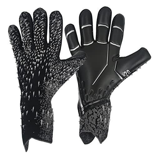 Scott Edward Football Goalkeeper Gloves for Boys Kids Children Adult Soccer Goalkeeper Kit Premium Goalkeeper Gloves Super Grip Protection Size 678910 - Image 1
