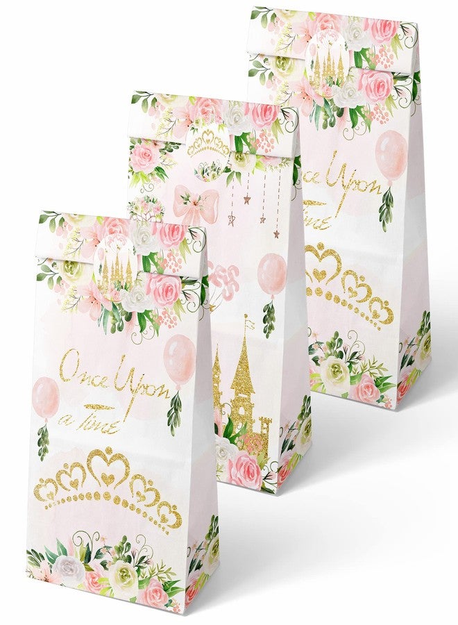 HaPiBiDesign 24 PCS Princess Party Favor Bags with Stickers - Princess Party Candy Bags - Princess Goodie Gift Treat Bags Princess Themed Birthday Party Supplies - Image 2