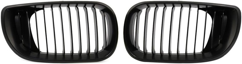 uxcell Car Auto Matte Black Front Hood Kidney Grille for BMW E46 2002-2005 - Image 1