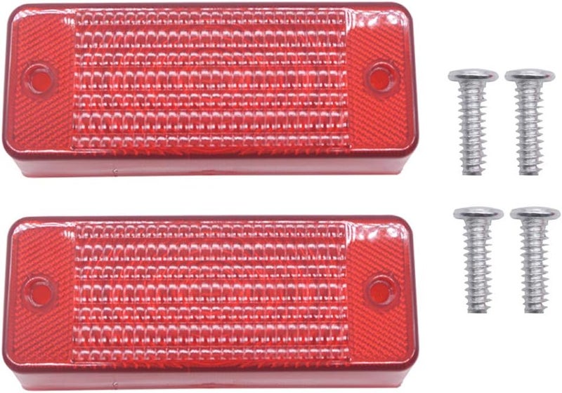 AIPICO 2 Pcs Rear Tail Light Lens 6672276 for Bobcat Skid Steer Loader - Image 1