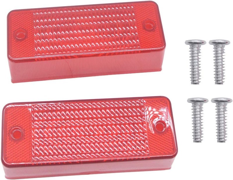AIPICO 2 Pcs Rear Tail Light Lens 6672276 for Bobcat Skid Steer Loader - Image 2