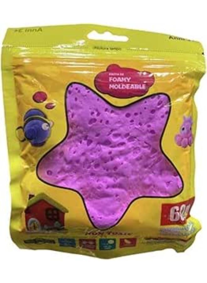 Moldable Non Toxic Foamy Bag 60g Didactic (purple) 