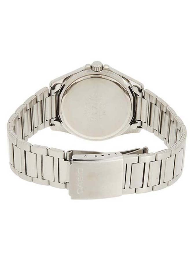 CASIO Men Enticer Stainless Steel Analog Wrist Watch MTP-1370D-7A2VDF - 39 mm - Silver - Image 3