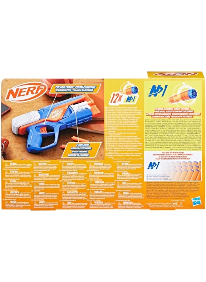 Nerf N Series Agility Blaster - 12 Dart Compatible, 6 Dart Drum, Kids Outdoor Game