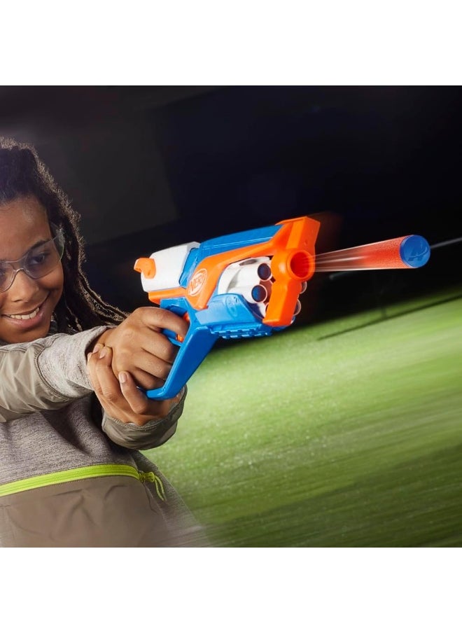 Nerf N Series Agility Blaster - 12 Dart Compatible, 6 Dart Drum, Kids Outdoor Game