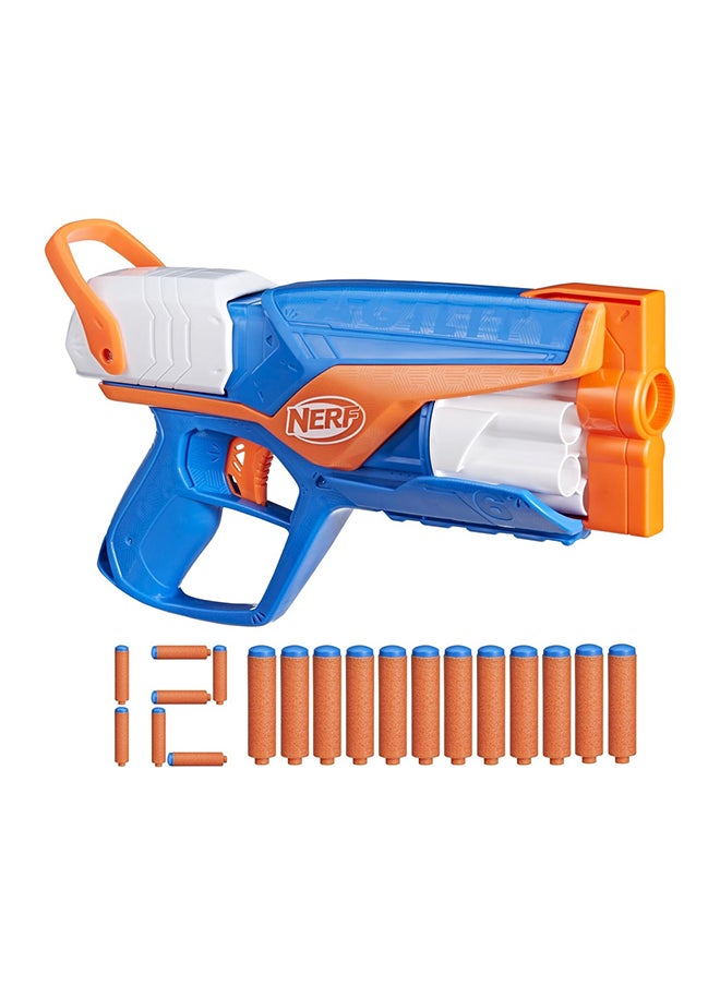 Hasbro Nerf N Series Agility Blaster, 12 N1 Darts Compatible Only N Series Blasters, 6 Dart Drum, Kids Outdoor Games 