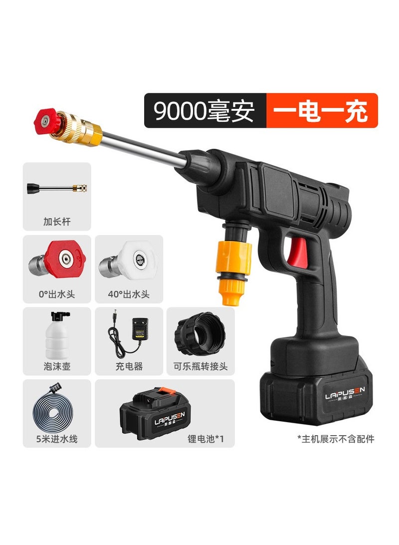 ارواق بطارية ليثيوم لاسلكية مسدس مياه عالي الضغط للبيع بالجملة آلة تنظيف السيارة قطعة أثرية منزلية محمولة لري سقي الحديقة - Image 1