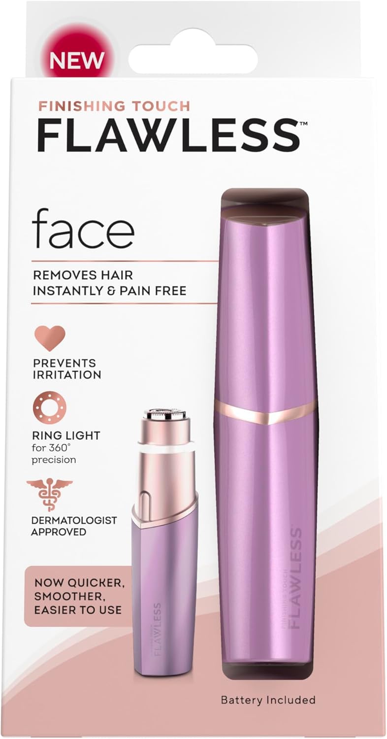 Flawless Finishing Touch Flawless Womens Painless Hair Remover Lavender 
