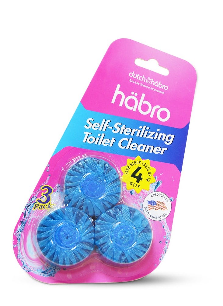 Dutch & Habro Self Sterilizing Toilet Cleaner 3 Rim Block  - Image 1